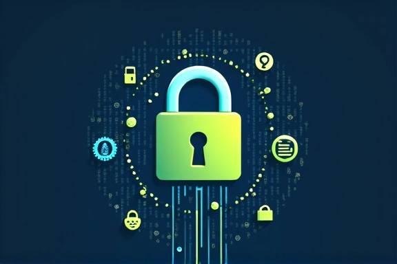 Zabezpieczona kłódka symbolizująca ochronę danych